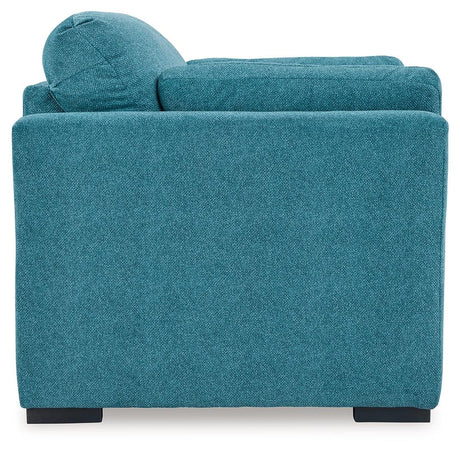 Keerwick Teal Oversized Chair by Ashley at Eve Furniture