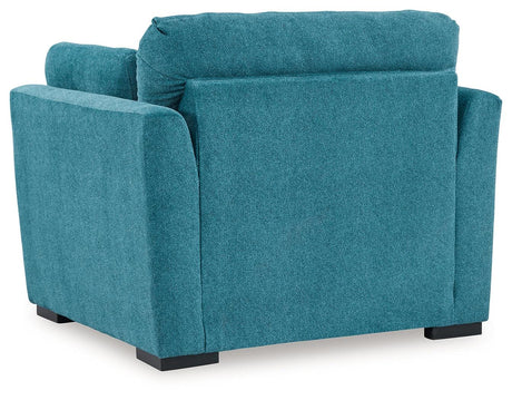 Keerwick Teal Oversized Chair by Ashley at Eve Furniture