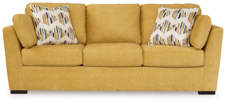 Keerwick Sunflower Sofa, Loveseat, Oversized Chair and Ottoman by Ashley at Eve Furniture
