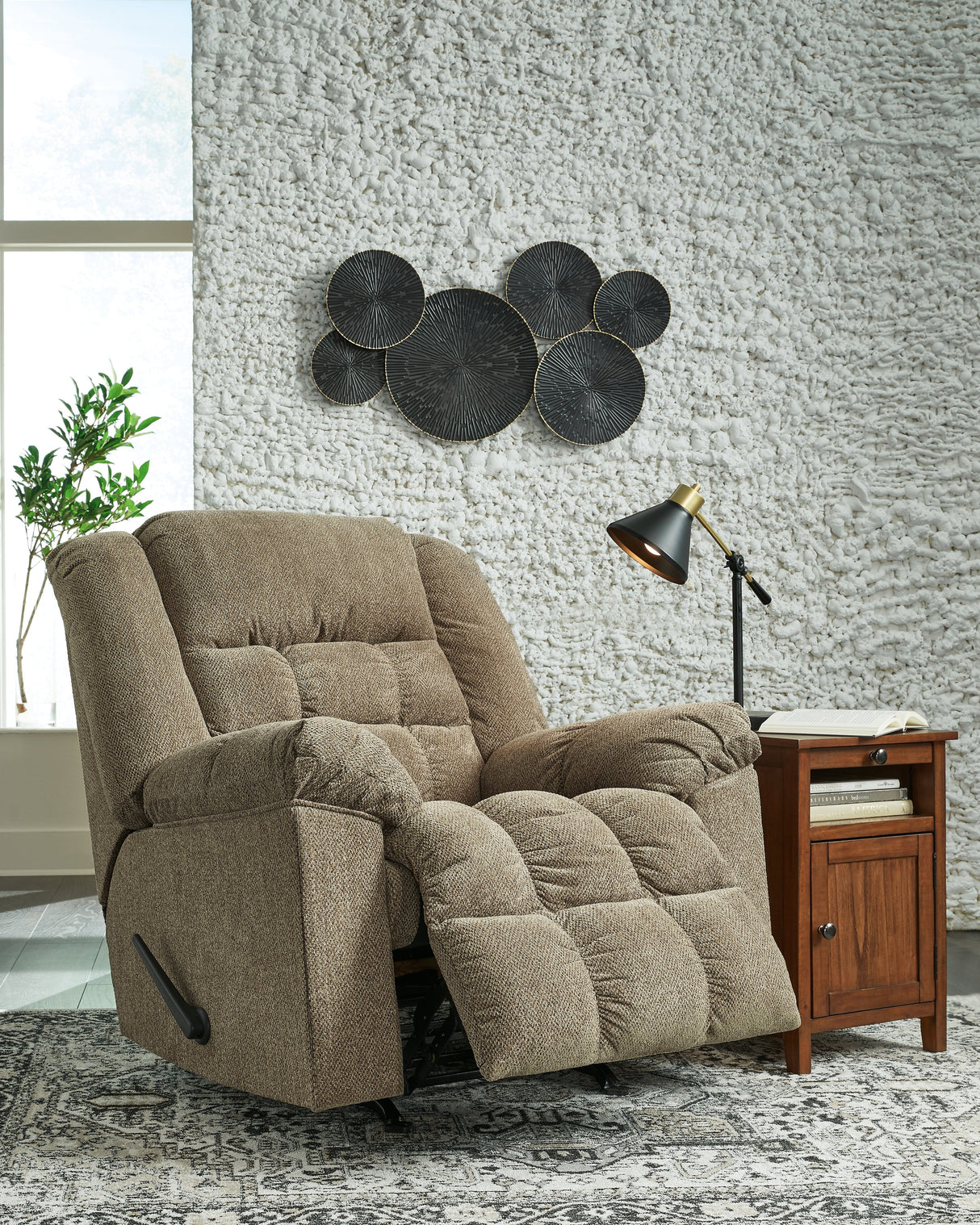 Kegler Briar Recliner by Ashley at Eve Furniture