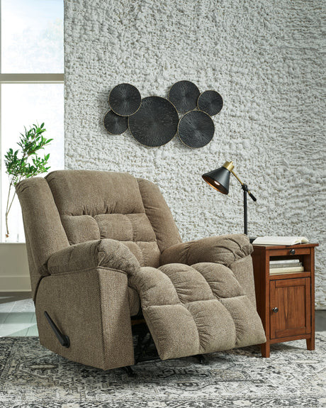 Kegler Briar Recliner by Ashley at Eve Furniture