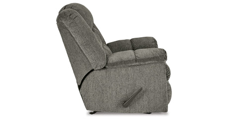 Kegler Putty Recliner by Ashley at Eve Furniture