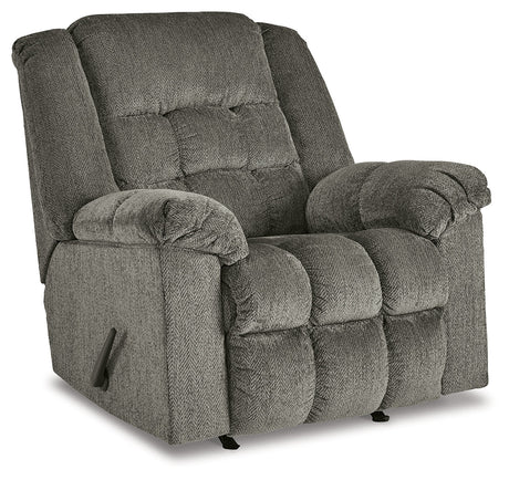 Kegler Putty Recliner by Ashley at Eve Furniture