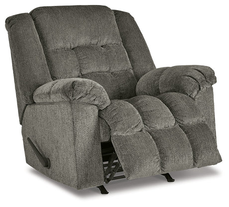 Kegler Putty Recliner by Ashley at Eve Furniture