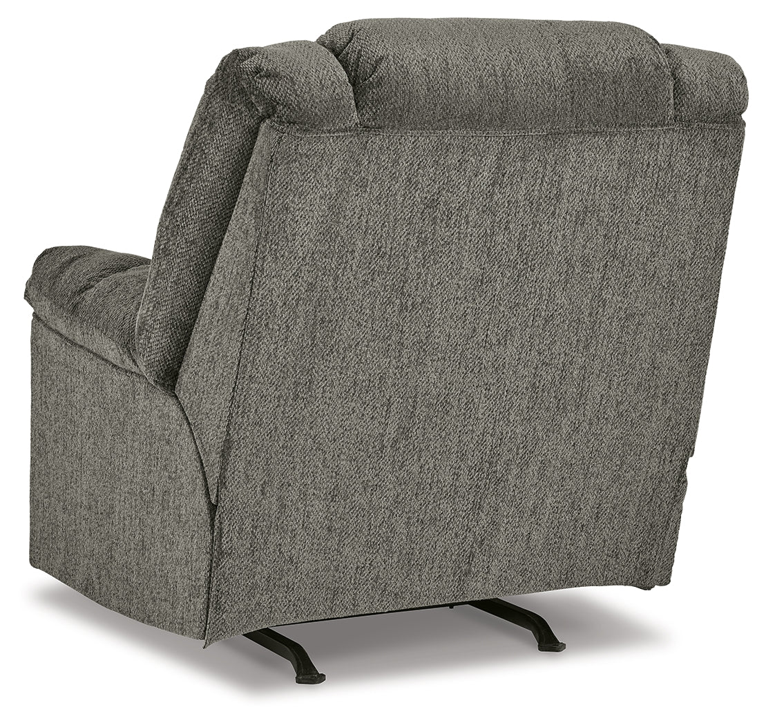 Kegler Putty Recliner by Ashley at Eve Furniture
