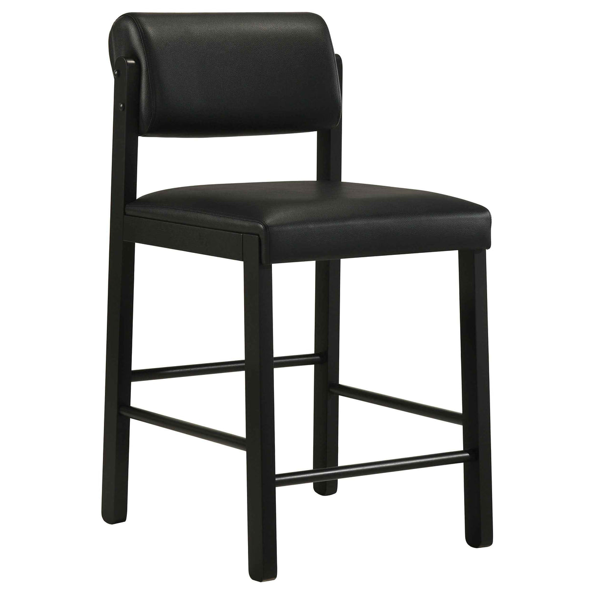Kehoe Black Upholstered Counter Height Chair (Set of 2) by Coaster at Eve Furniture