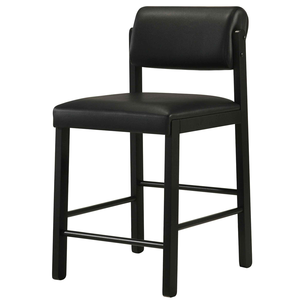 Kehoe Black Upholstered Counter Height Chair (Set of 2) by Coaster at Eve Furniture
