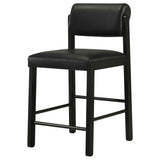 Kehoe Black Upholstered Counter Height Chair (Set of 2) by Coaster at Eve Furniture