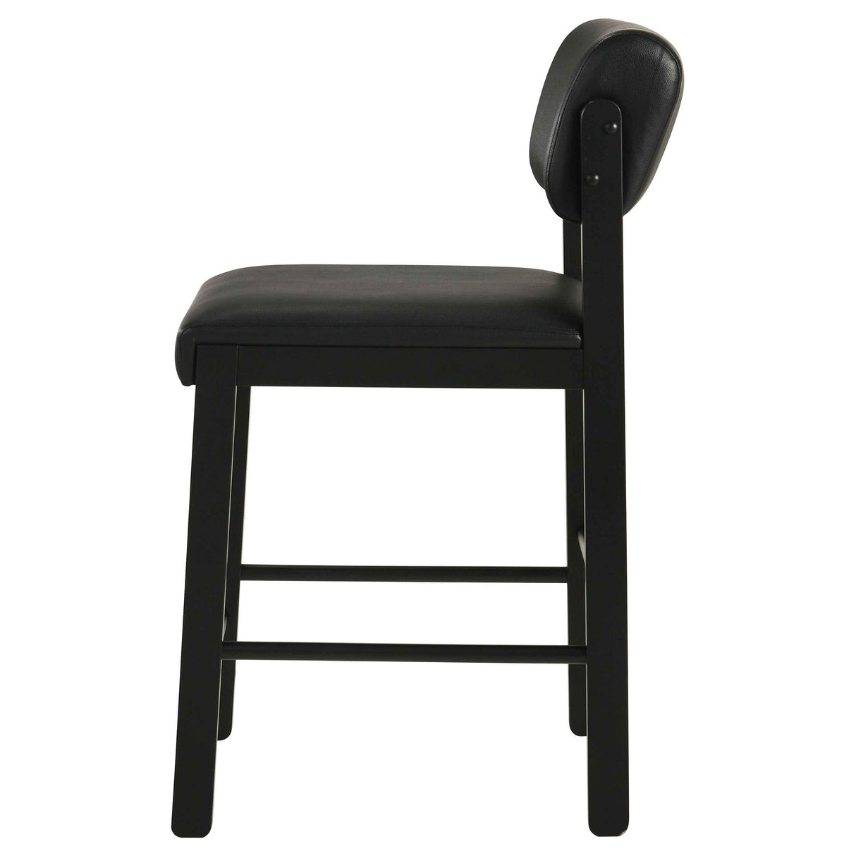 Kehoe Black Upholstered Counter Height Chair (Set of 2) by Coaster at Eve Furniture