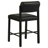 Kehoe Black Upholstered Counter Height Chair (Set of 2) by Coaster at Eve Furniture