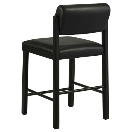 Kehoe Black Upholstered Counter Height Chair (Set of 2) by Coaster at Eve Furniture