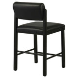 Kehoe Black Upholstered Counter Height Chair (Set of 2) by Coaster at Eve Furniture