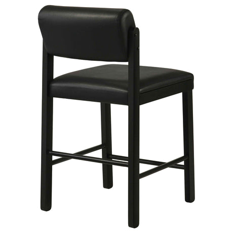 Kehoe Black Upholstered Counter Height Chair (Set of 2) by Coaster at Eve Furniture