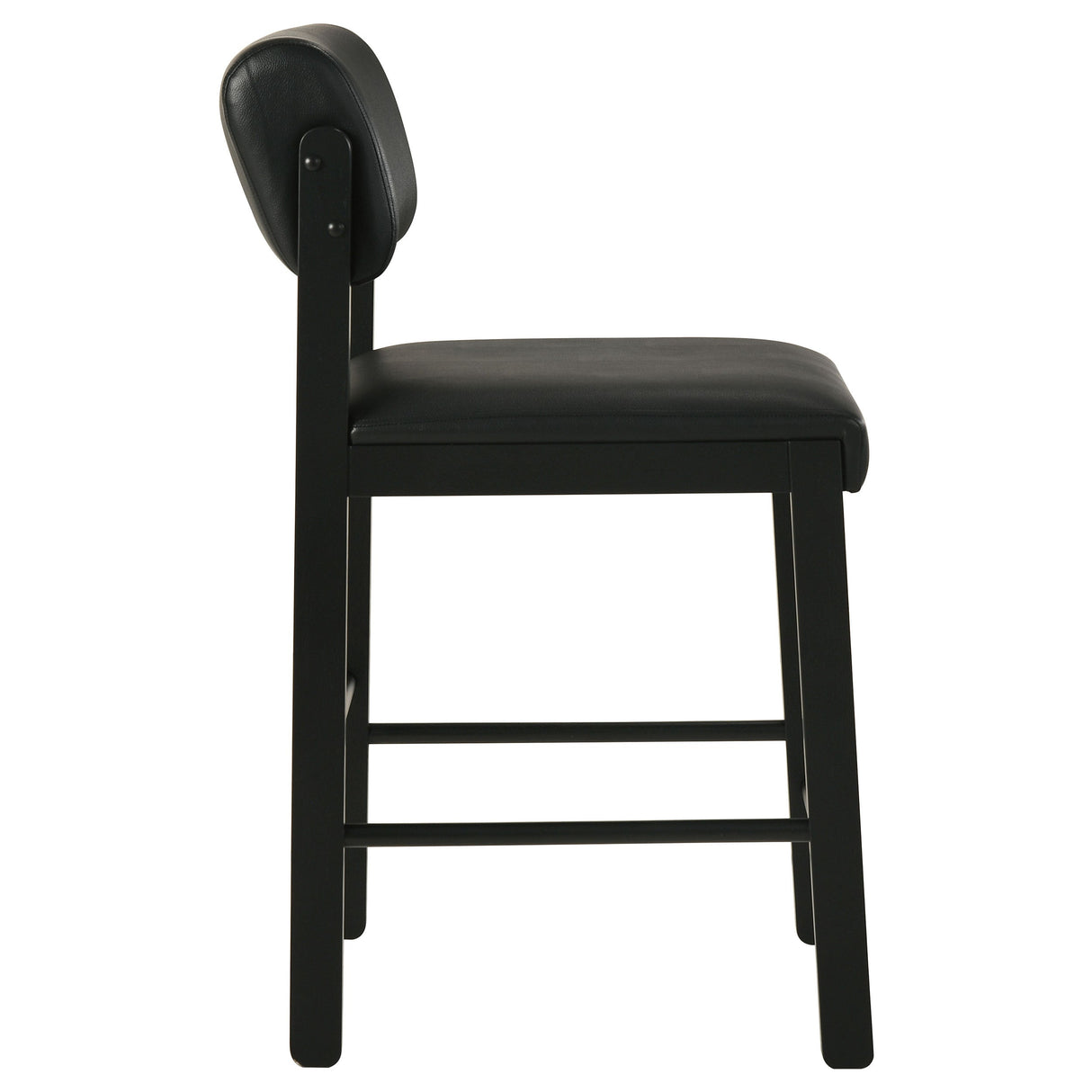 Kehoe Black Upholstered Counter Height Chair (Set of 2) by Coaster at Eve Furniture