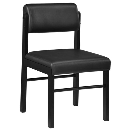 Kehoe Black Upholstered Dining Side Chair (Set of 2) by Coaster at Eve Furniture