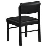 Kehoe Black Upholstered Dining Side Chair (Set of 2) by Coaster at Eve Furniture