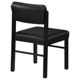 Kehoe Black Upholstered Dining Side Chair (Set of 2) by Coaster at Eve Furniture
