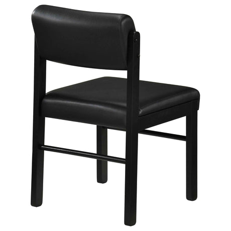 Kehoe Black Upholstered Dining Side Chair (Set of 2) by Coaster at Eve Furniture
