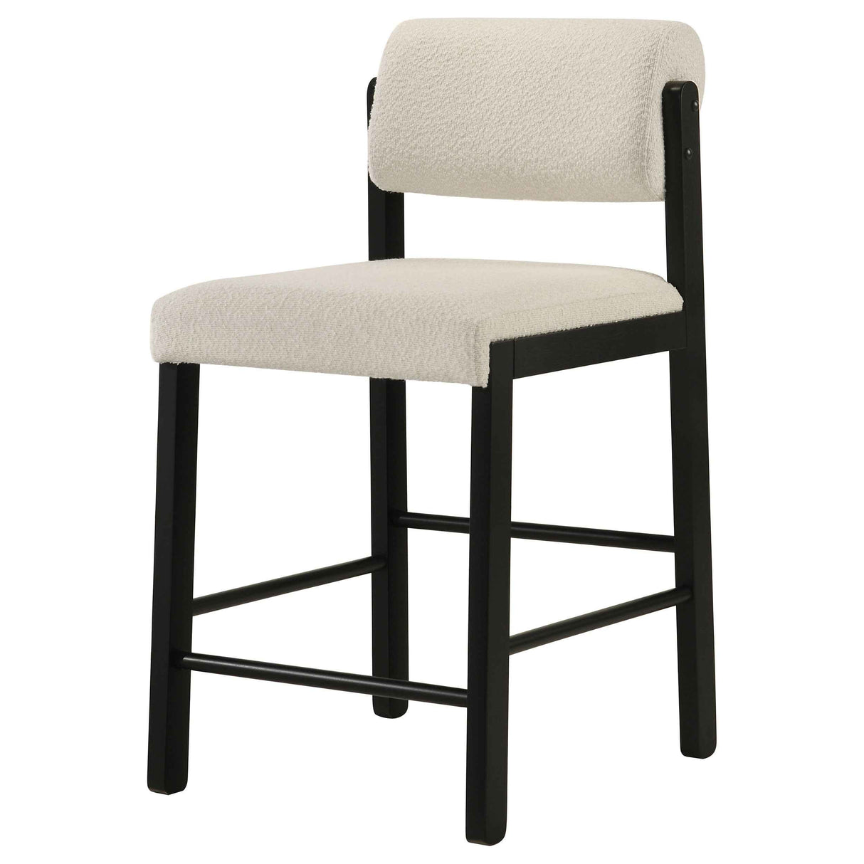 Kehoe Cream/Black Upholstered Counter Height Chair (Set of 2) by Coaster at Eve Furniture