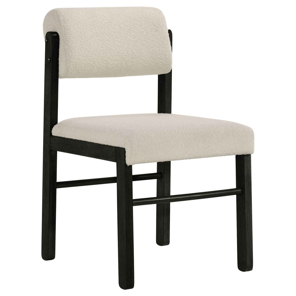 Kehoe Cream/Black Upholstered Dining Side Chair (Set of 2) by Coaster at Eve Furniture