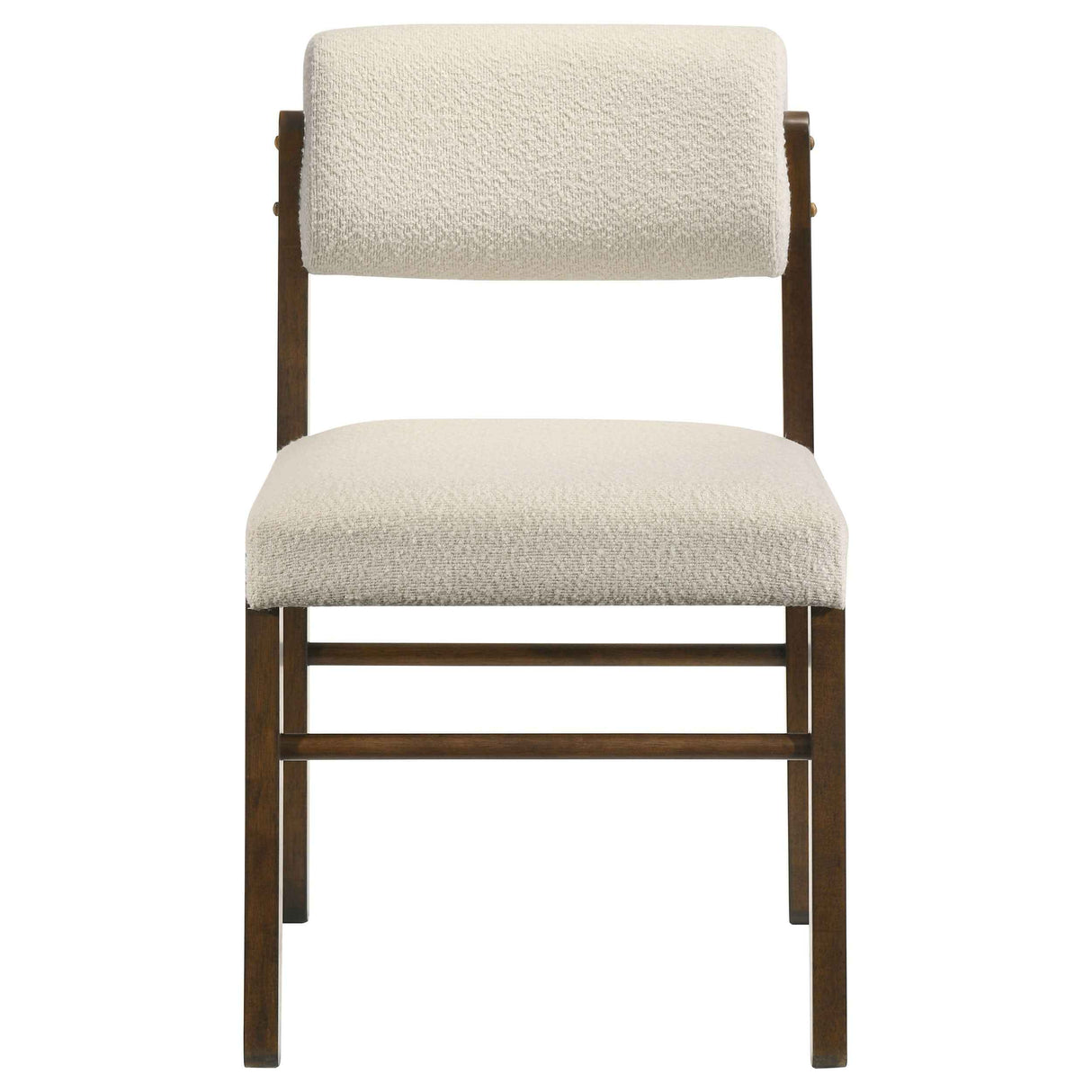 Kehoe Cream/Walnut Upholstered Dining Side Chair (Set of 2) by Coaster at Eve Furniture