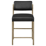 Kehoe Natural Oak/Black Upholstered Counter Height Chair (Set of 2) by Coaster at Eve Furniture