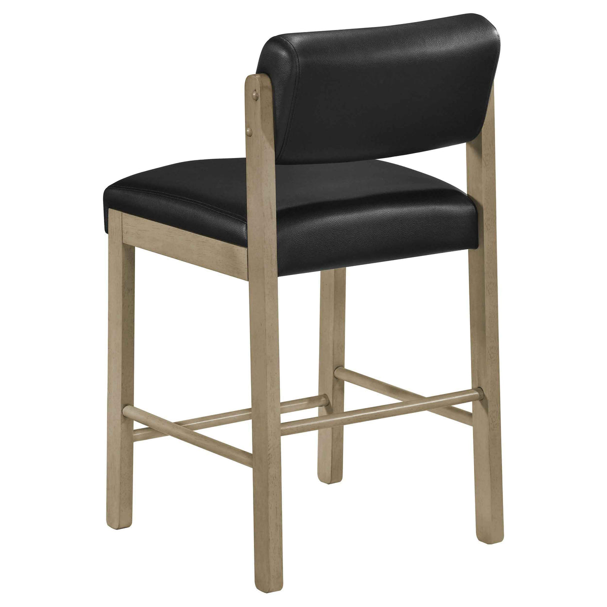 Kehoe Natural Oak/Black Upholstered Counter Height Chair (Set of 2) by Coaster at Eve Furniture