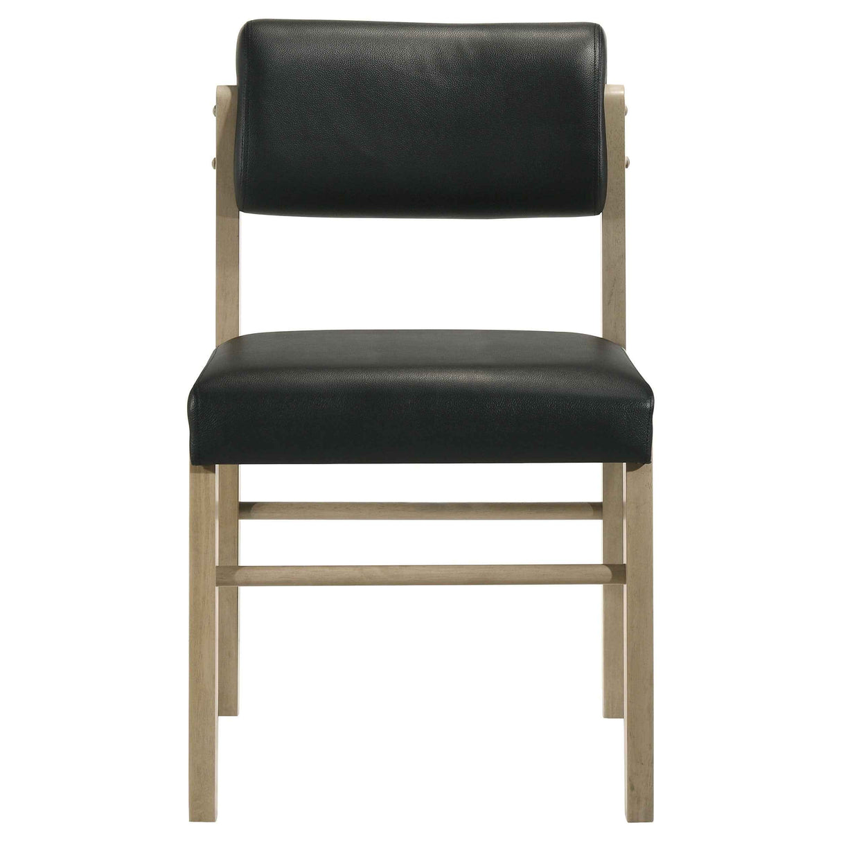 Kehoe Natural Oak/Black Upholstered Dining Side Chair (Set of 2) by Coaster at Eve Furniture
