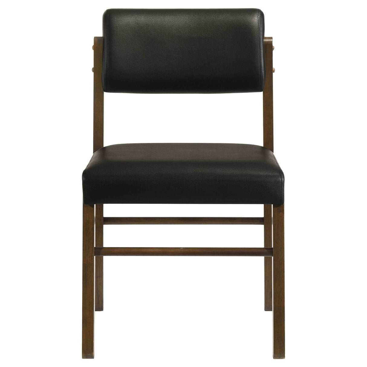 Kehoe Walnut/Black Upholstered Dining Side Chair (Set of 2) by Coaster at Eve Furniture
