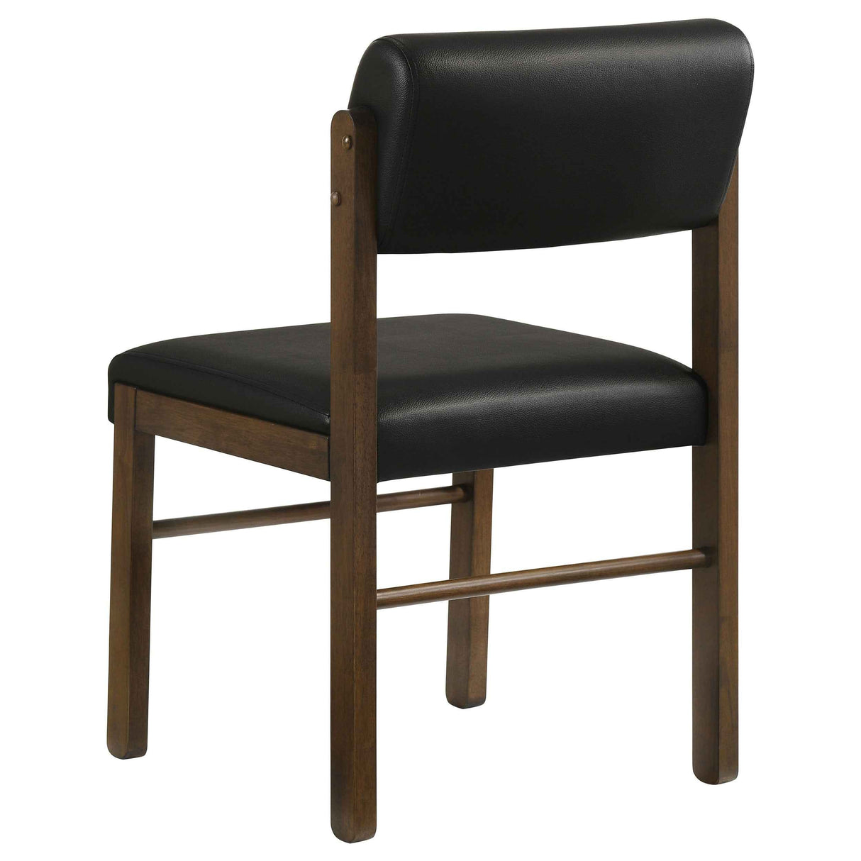 Kehoe Walnut/Black Upholstered Dining Side Chair (Set of 2) by Coaster at Eve Furniture