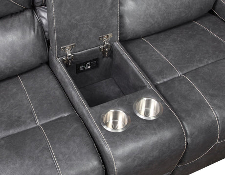 Keily Gray 3-Piece Manual Reclining Set by Steve Silver at Eve Furniture