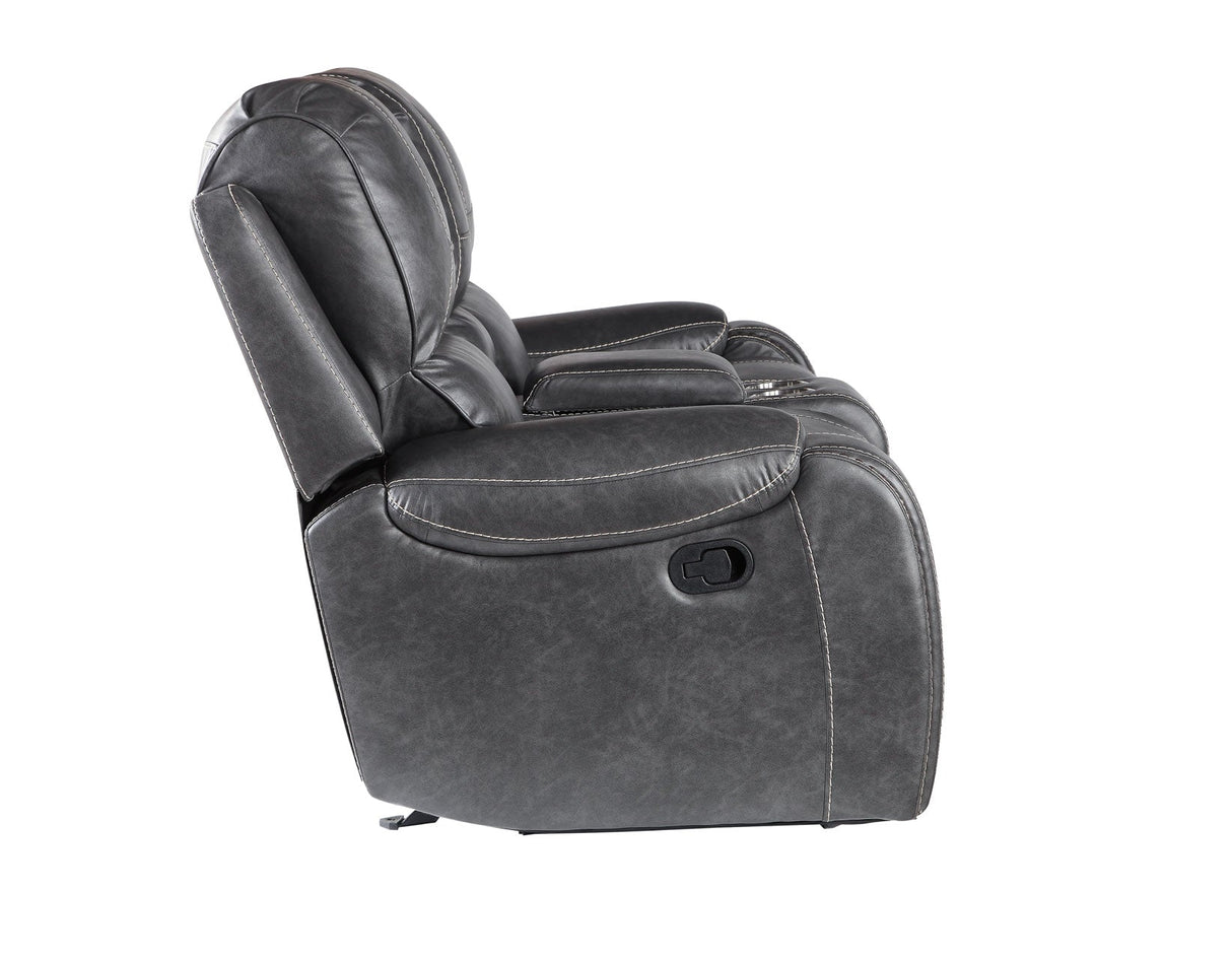 Keily Gray Manual Swivel Glider Recliner by Steve Silver at Eve Furniture