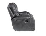 Keily Gray Manual Swivel Glider Recliner by Steve Silver at Eve Furniture