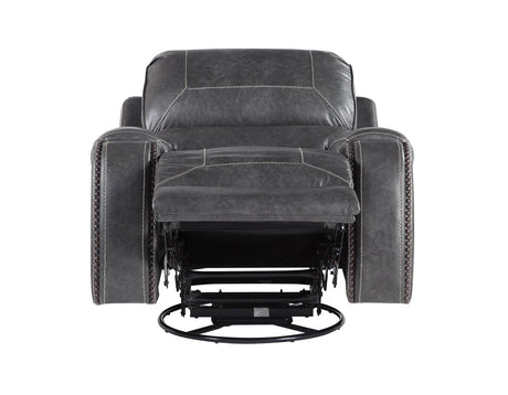 Keily Gray Manual Swivel Glider Recliner by Steve Silver at Eve Furniture