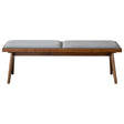 Keira Bench (Grey Fabric) by Ashcroft Furniture at Eve Furniture