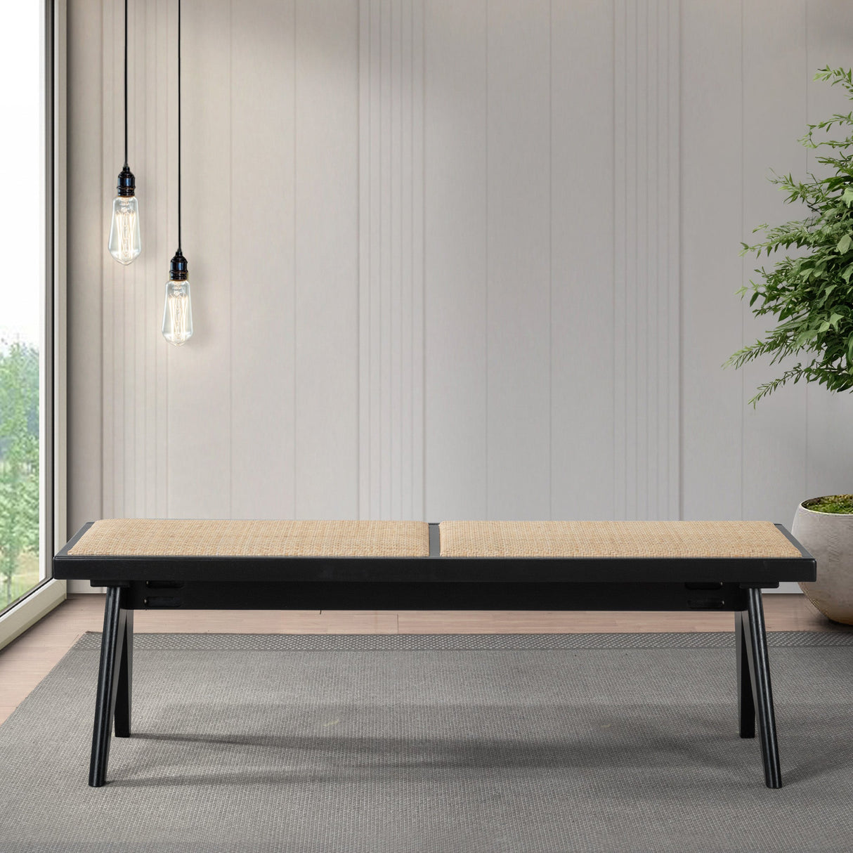 Keira Bench (Rattan) by Ashcroft Furniture at Eve Furniture