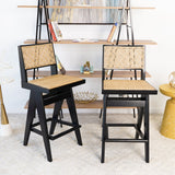 Keira Rattan Bar Stool (Set of 2) by Ashcroft Furniture at Eve Furniture
