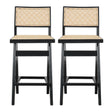 Keira Rattan Bar Stool (Set of 2) by Ashcroft Furniture at Eve Furniture