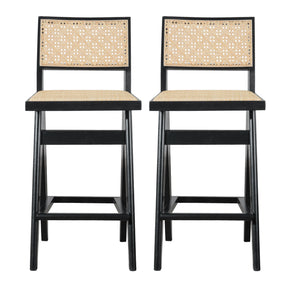 Keira Rattan Bar Stool (Set of 2) by Ashcroft Furniture at Eve Furniture