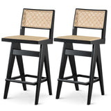 Keira Rattan Bar Stool (Set of 2) by Ashcroft Imports at Eve Furniture