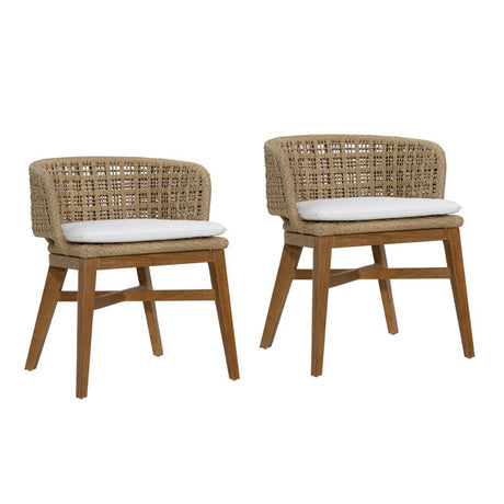 Keith Outdoor Dining Chair, Set of 2 by Dovetail at Eve Furniture