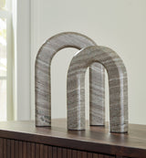 Keithton Taupe Sculpture Set by ASHLEY FURNITURE at Eve Furniture