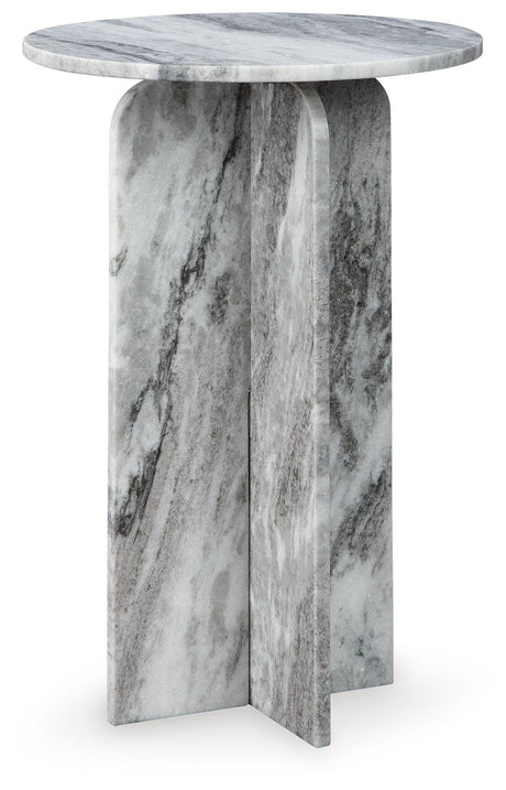 Keithwell Gray Accent Table by Ashley at Eve Furniture