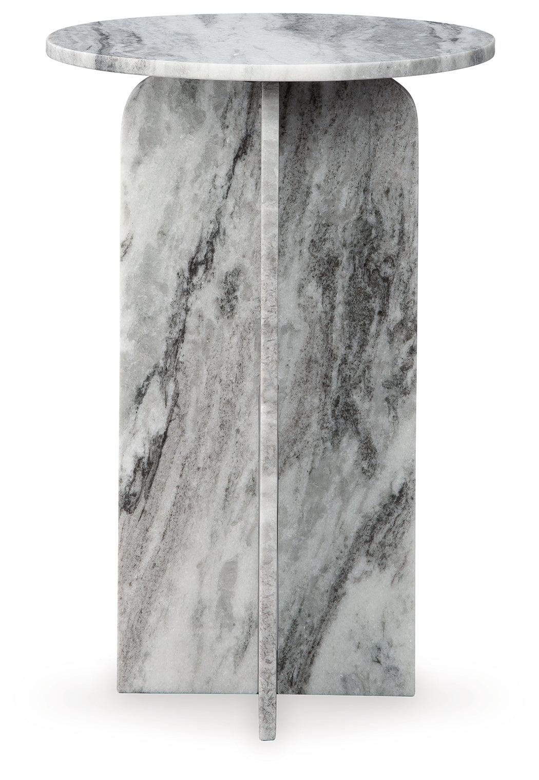 Keithwell Gray Accent Table by Ashley at Eve Furniture