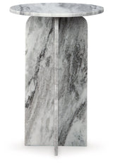 Keithwell Gray Accent Table by Ashley at Eve Furniture