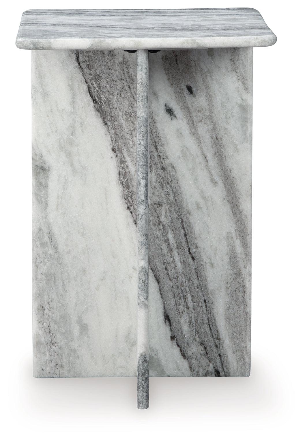 Keithwell Gray Accent Table by Ashley at Eve Furniture