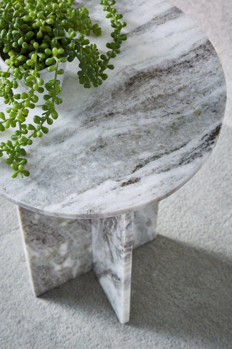 Keithwell Gray Accent Table by Ashley at Eve Furniture