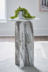 Keithwell Gray Accent Table by Ashley at Eve Furniture