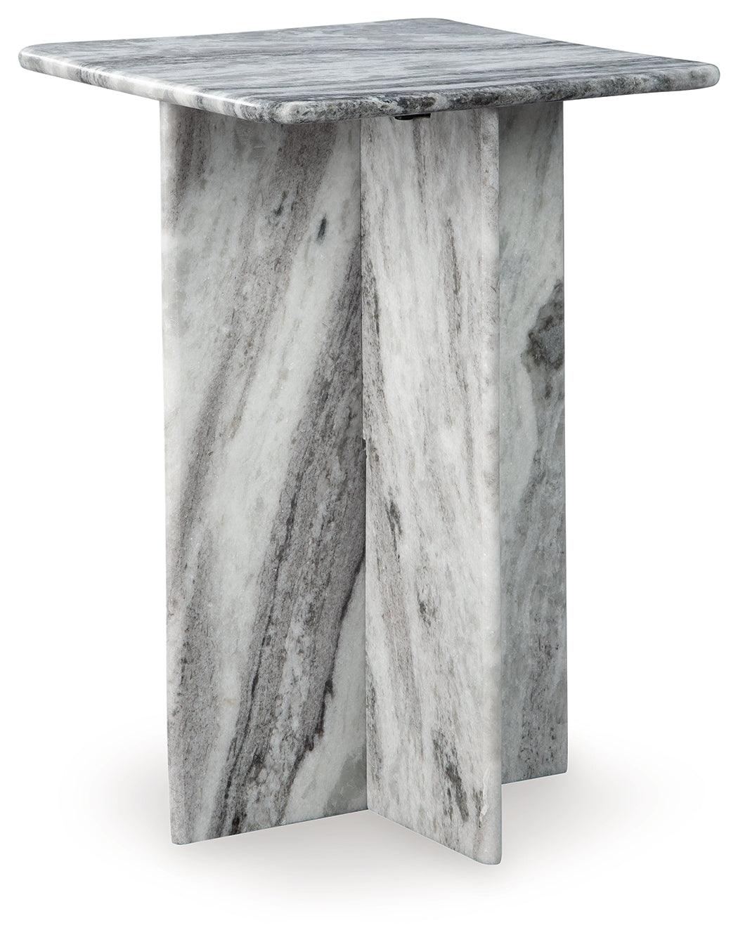 Keithwell Gray Accent Table by Ashley at Eve Furniture