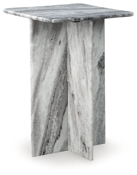 Keithwell Gray Accent Table by Ashley at Eve Furniture
